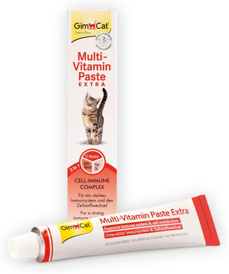 GimCat Multivitamin Paste mit Fischöl Katzenpaste 100 g Tube