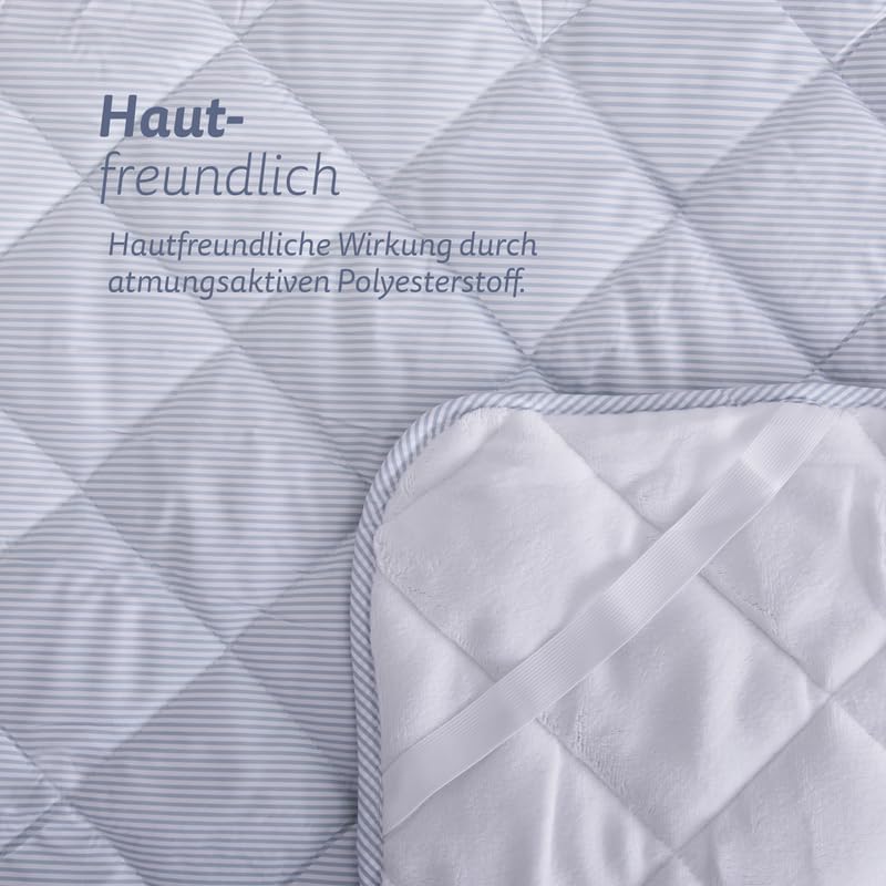 Matratzenschoner mit Sommer- und Winterseite TopCool 90x200 cm, ca. 3-5cm Matrat