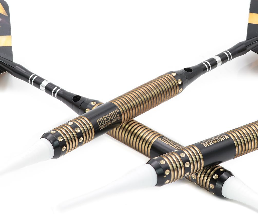 CUESOUL Softdarts Set mit Case fuer elektronisches Dartboard