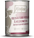 MjAMjAM Nassfutter Hund Hirsch & Wildschwein mit Preiselbeeren 6x400g getreidefr