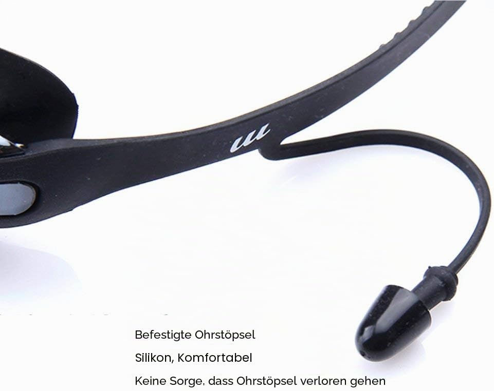 BEEWAY Schwimmbrille verstellbar Anti-Beschlag UV-Schutz Erwachsene Kinder 8