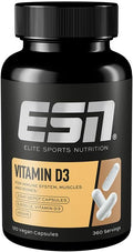 ESN Vitamin D3 120 Kapseln hochdosiert 120 Stk. Nahrungsergaenzung