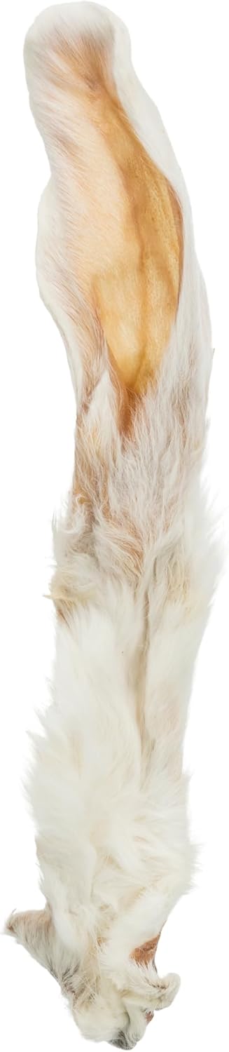 Trixie Kaninchenohren mit Fell Hundesnack Kauartikel 500 g