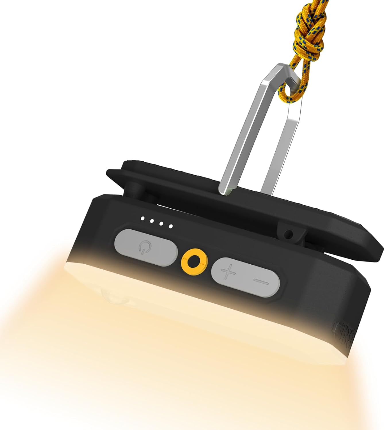 BougeRV AL01 Campinglampe 380 lm, aufladbar 3200 mAh, Sensor, Haken & Magnet