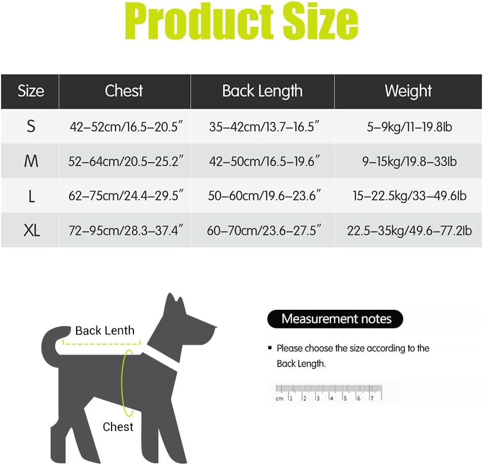 Hunde Kuehlweste S-XL mit verstellbarer Schnalle fuer Jagd Training Camping