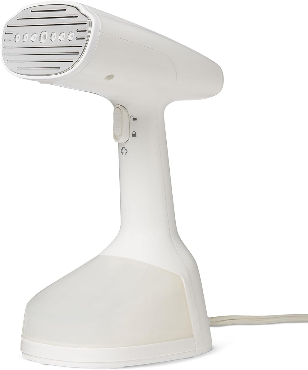 Dampfglaetter 1500 W Handgeraet mit Turbo-Funktion & 2 Aufsaetzen Weiss