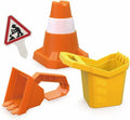 Hape Sandspielzeug Baustelle Set 4-teilig Kinder Sandkasten Spielzeug