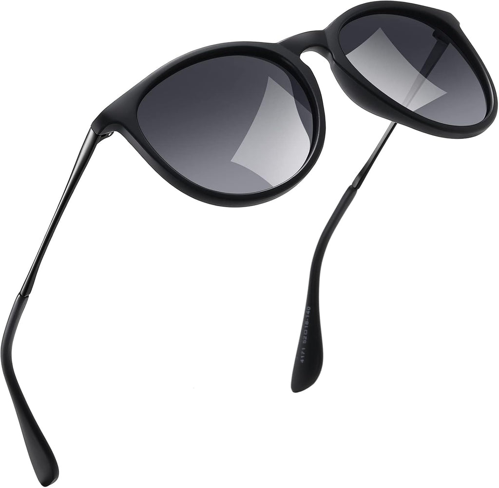 Polarisierte Retro Sonnenbrille UV400 rund Unisex Damen Herren