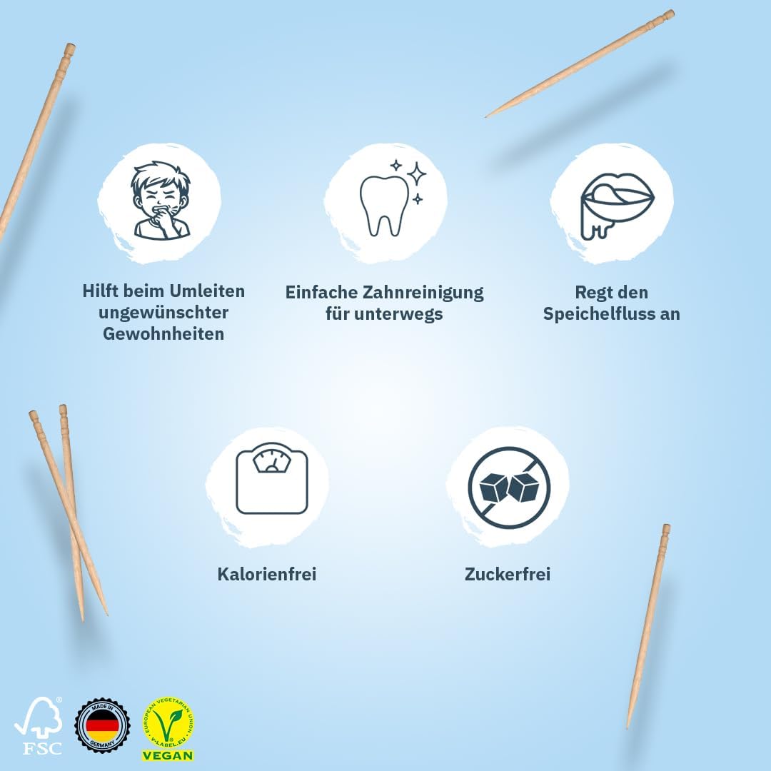 Wunder Zahnstocher Refill 100er - Kirsch Menthol - verschiedene Sorten
