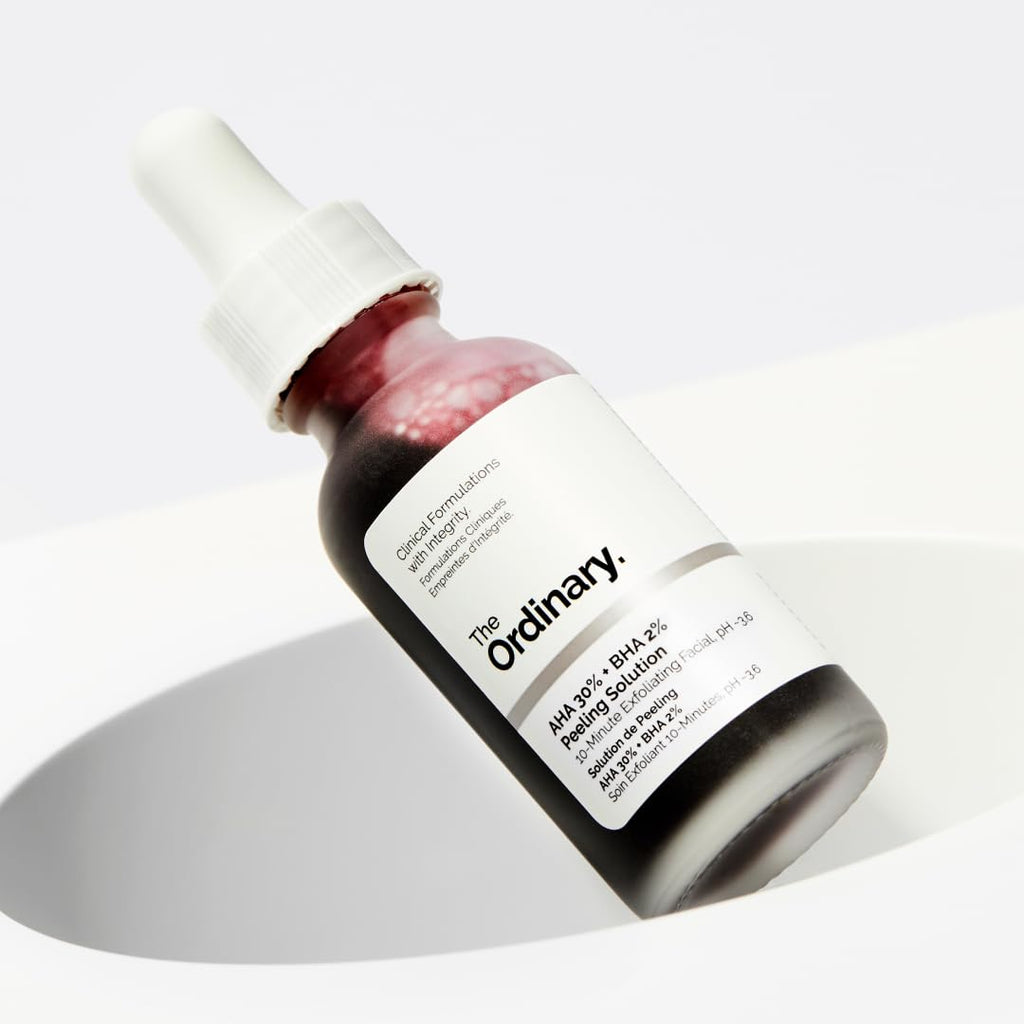 The Ordinary AHA 30% + BHA 2% Peeling 30 ml, Gesichtspflege fuer strahlende Haut