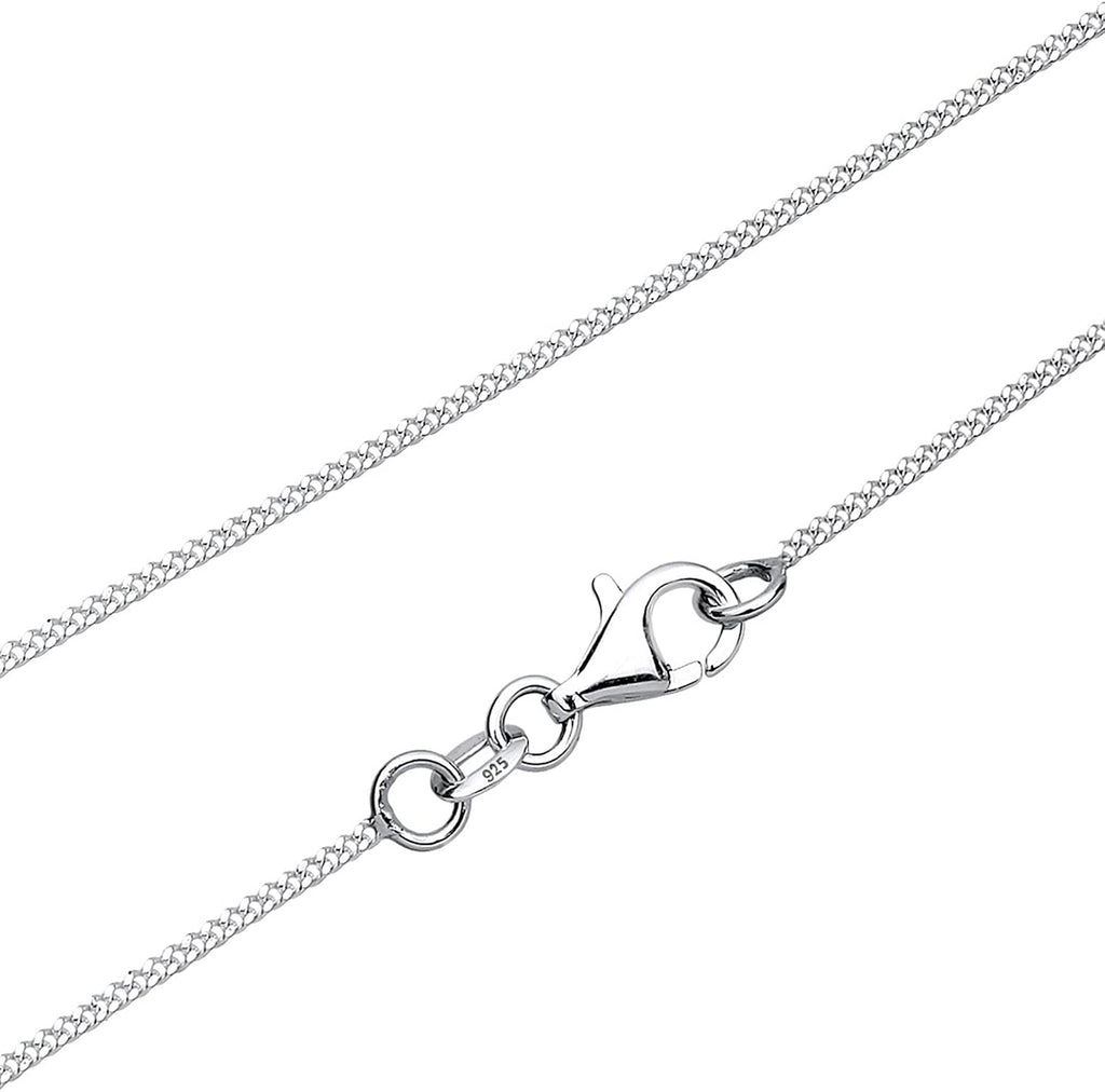 Elli Halskette Damen mit Kristall Anhaenger Silber Kette 45 cm