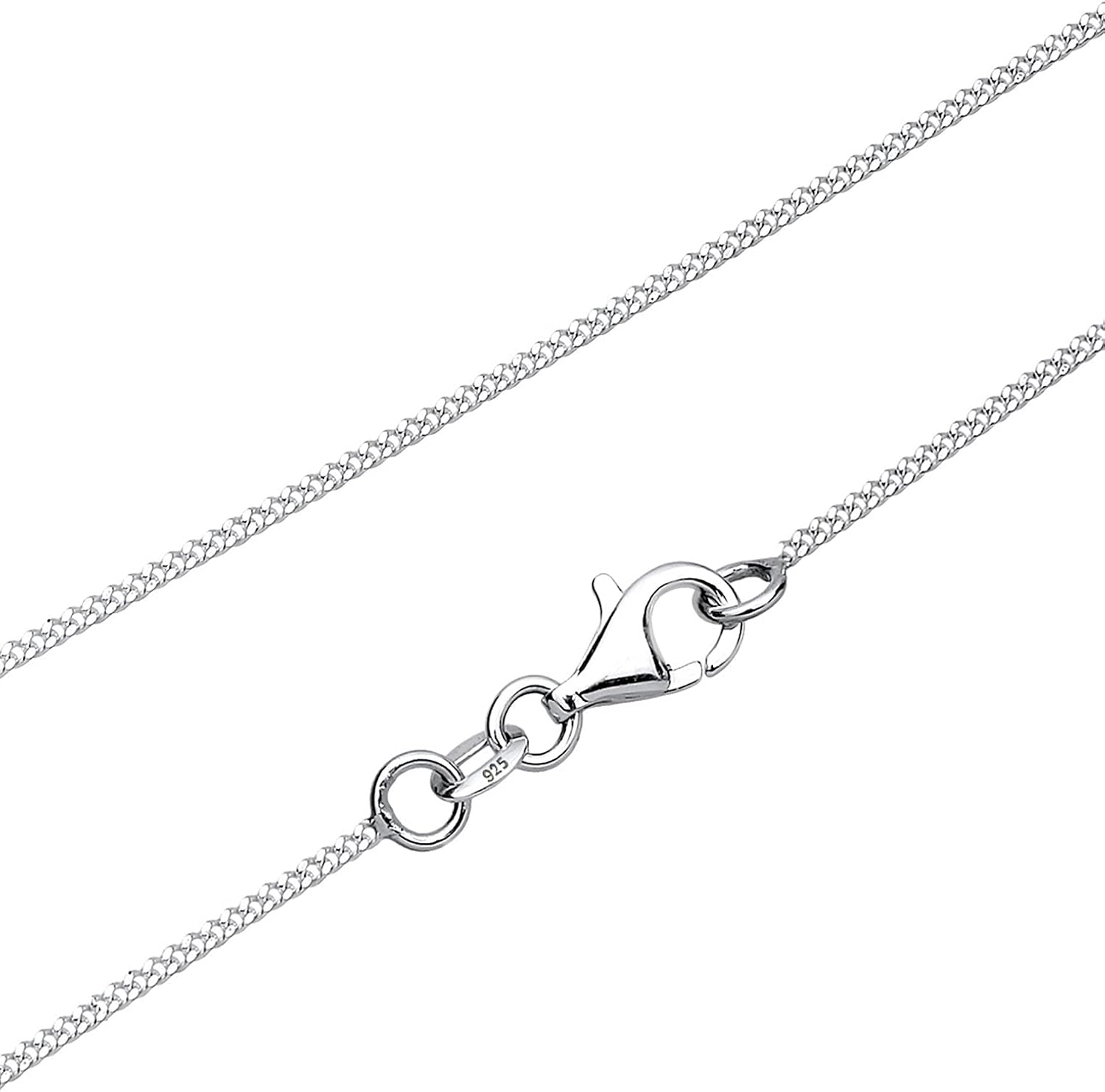 Elli Halskette Damen mit Kristall Anhaenger Silber Kette 45 cm