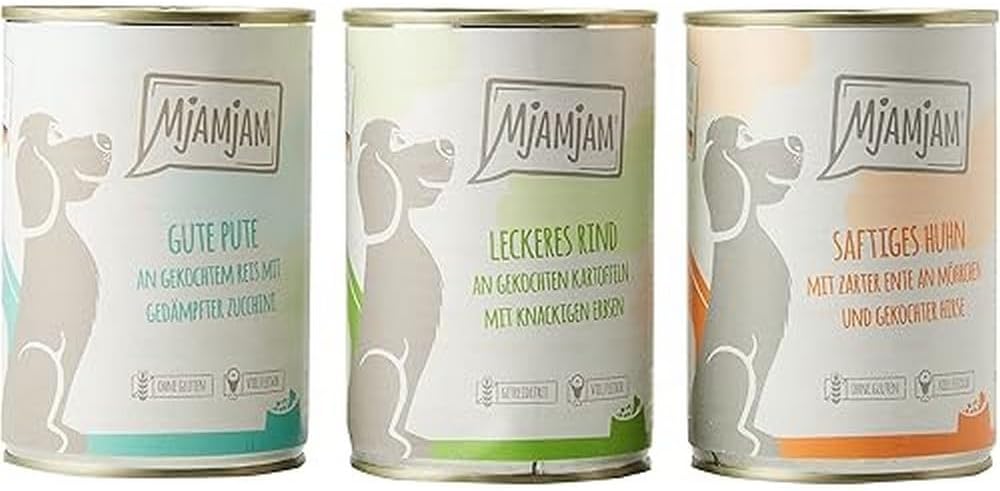 Hunde Nassfutter Mixpaket 400g verschiedene Geschmacksrichtungen
