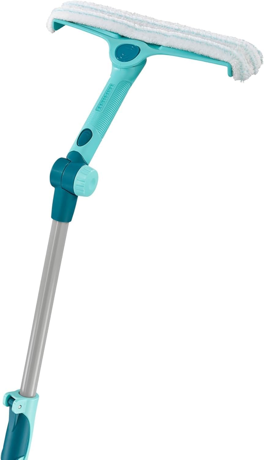 Leifheit Fensterwischer 4in1 Click System Fensterabzieher Glasreiniger