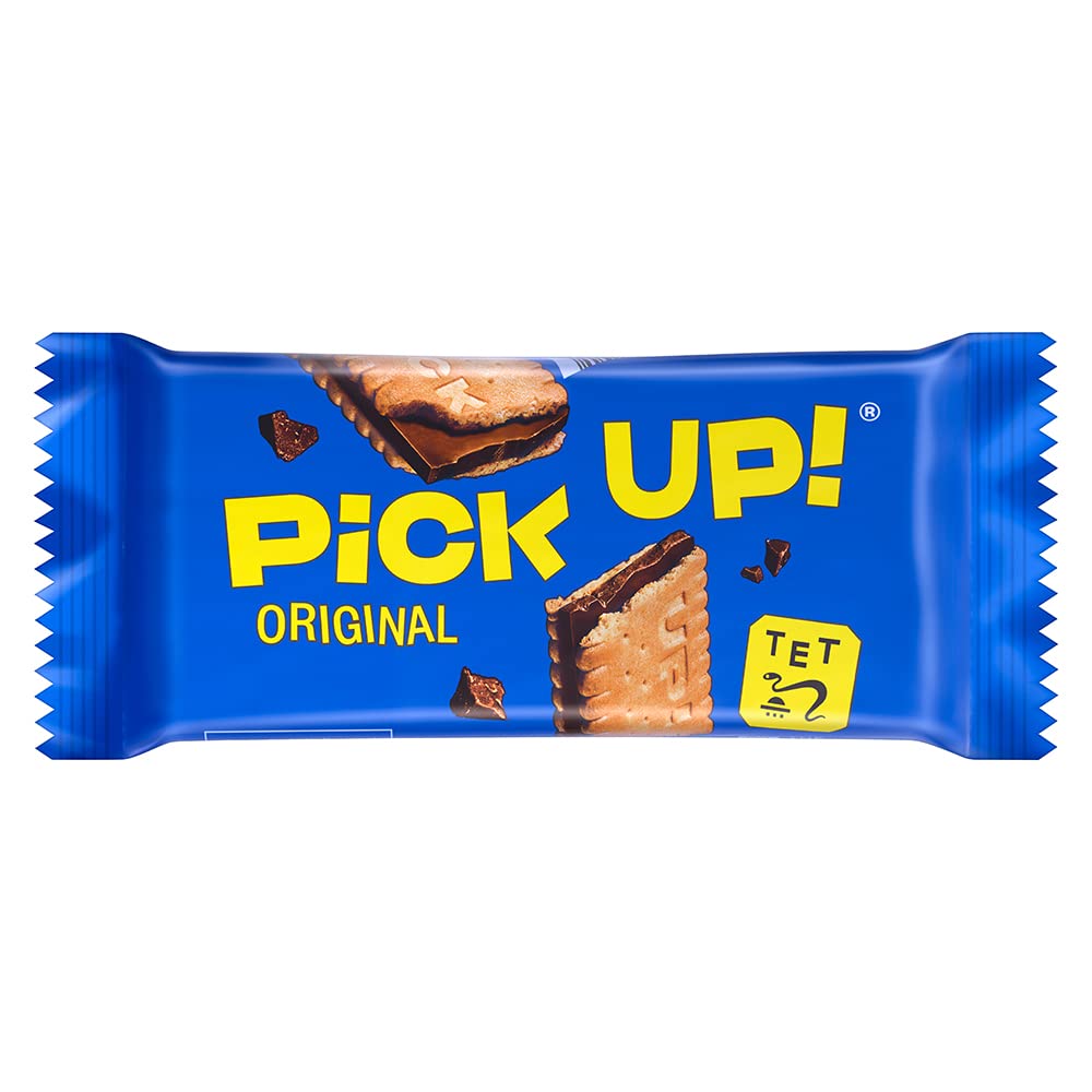 Pick Up! Choco & Milk 24 x Keksriegel Knackige Milchschokolade verschiedene