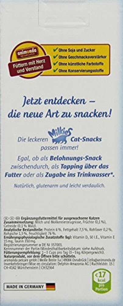 animonda Milkies Katzensnack Cups Selection Mixpack 20 x