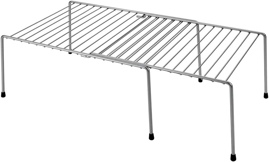 Eckschrank Organizer 2 Etagen Kuechenschrank Einsatz weiss 45cm-57cm