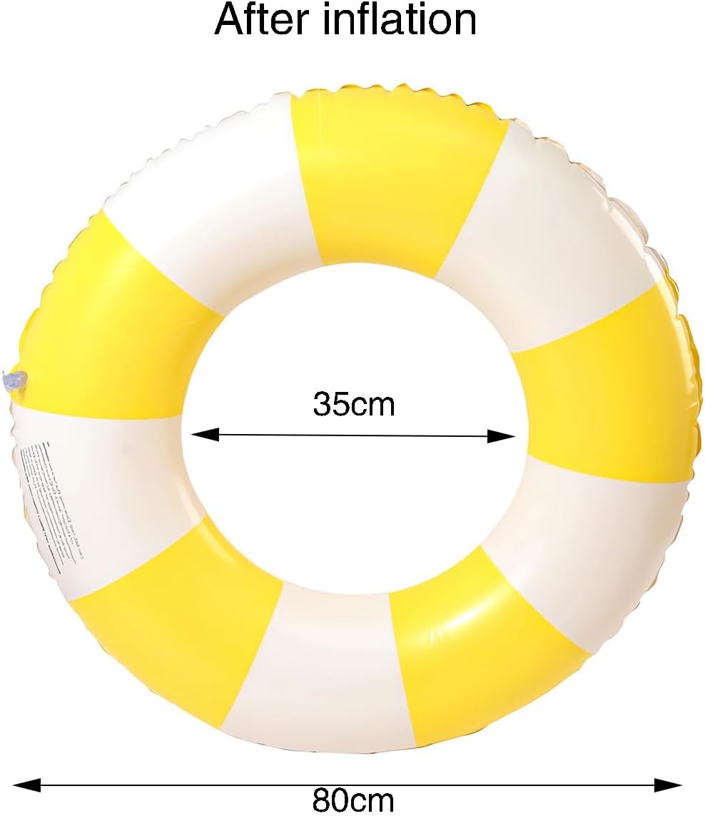 Aufblasbarer Schwimmring fuer Erwachsene Schwimmbad Pool Float Sommer