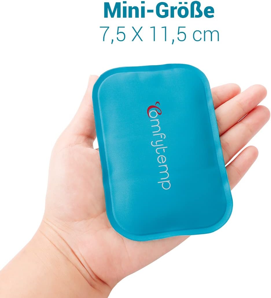 Comfytemp Kuehlpads Gel 7,5x11,5 cm 6er Set Wiederverwendbar Kalt-Warm