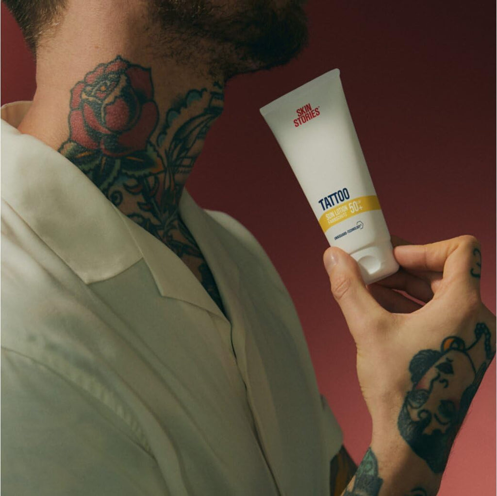 Skin Stories Sun Lotion LSF 50+ 100 ml Tattoo-Sonnenschutz mit InkGuard Technolo