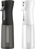 Spruehflasche ultrafeiner Nebel Pflanzenpflege Mattrosa/Weiss