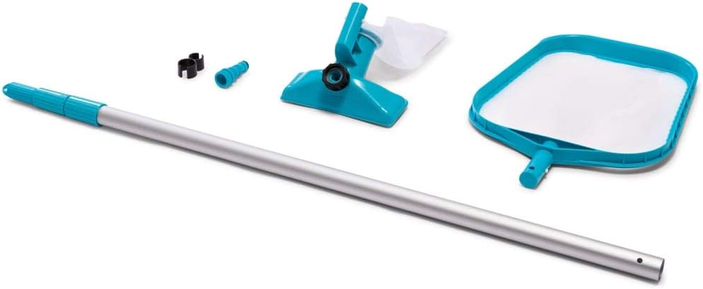Intex Pool-Reinigungsset 3-tlg Vakuumsauger mit 2,39 m Alu-Teleskopstange