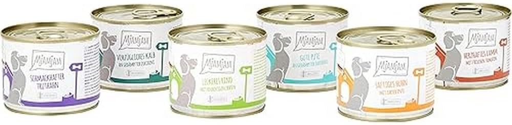 Hund Nassfutter Mixpaket II Huhn Ente Rind Pute 6x200g