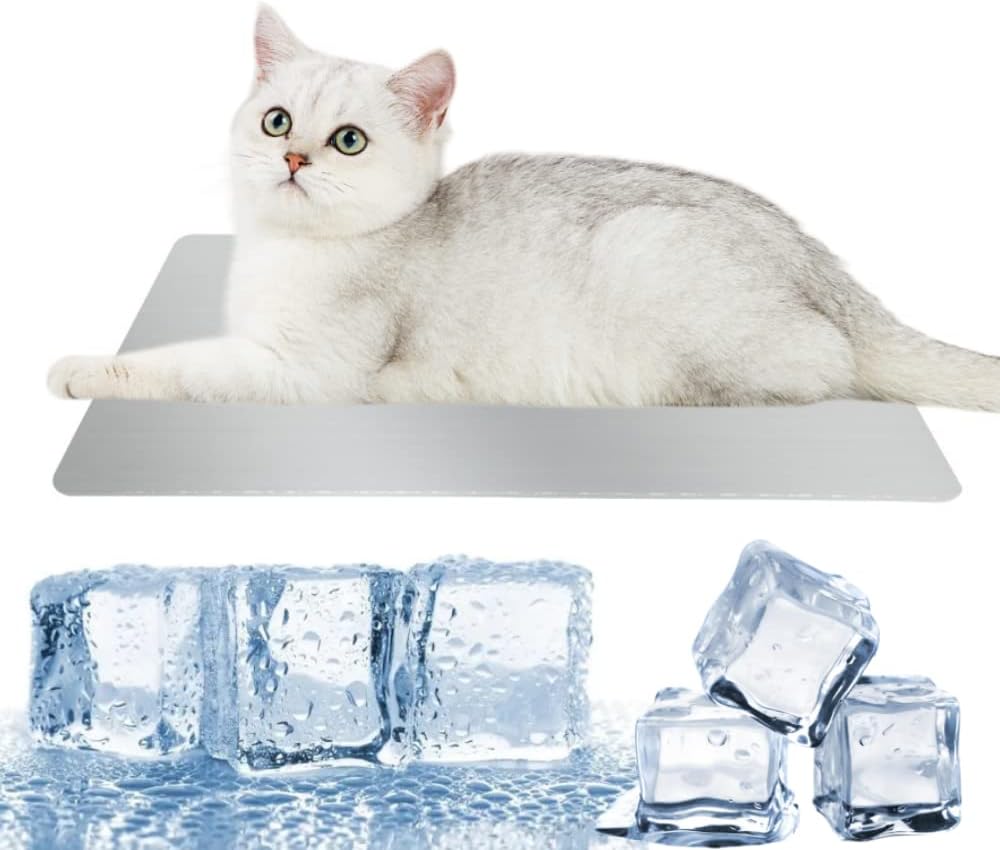 Kuehlplatte Hund Katze 50×30 cm Aluminium Kuehlpad 12cm-30cm physikalisch