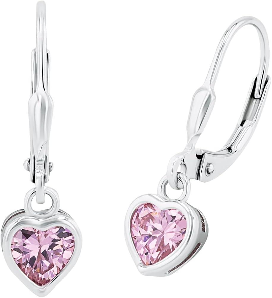Prinzessin Lillifee Ohrhaenger 925 Sterling Silber Herz mit Zirkonia Kinder