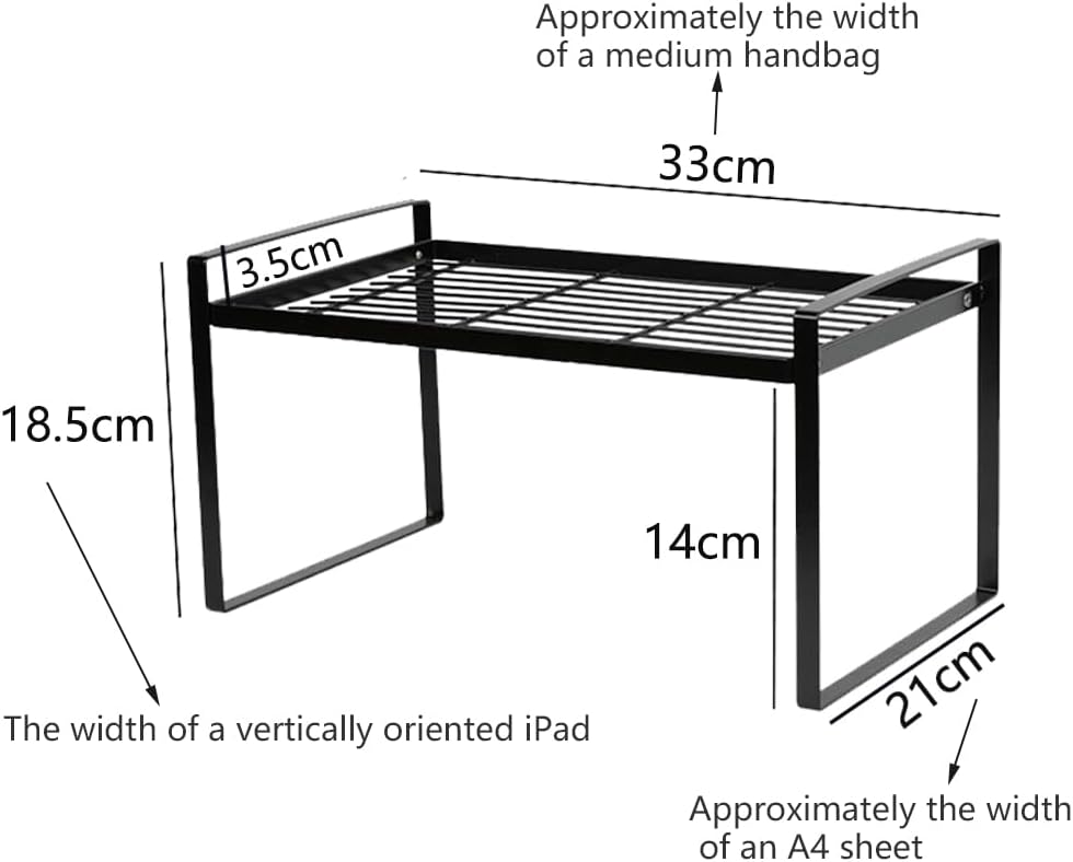 Kuechenschrank Organizer Regaleinsatz mit Antirutschmatte