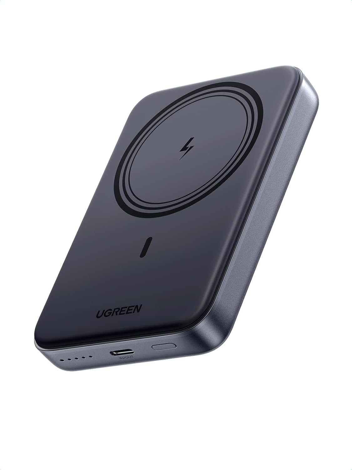 UGREEN Zapix 10000 mAh Magnetische Powerbank 20W USB-C kabellos Schwarz