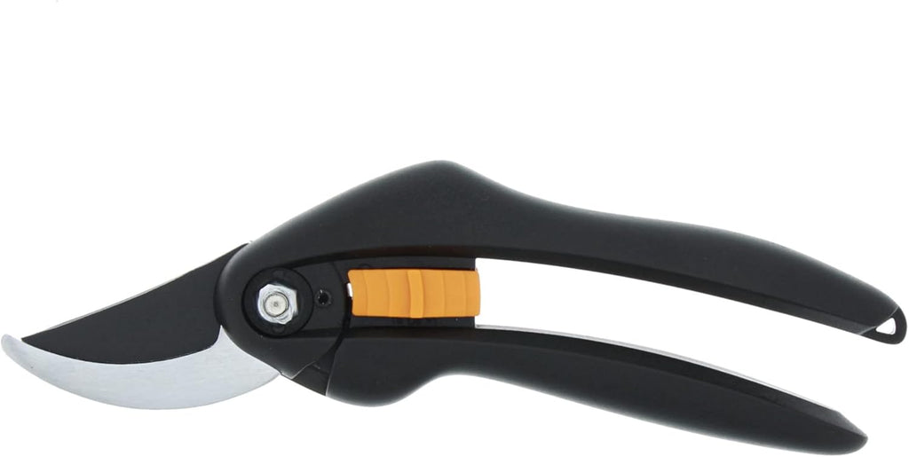 Fiskars Bypass-Gartenschere P26 20 cm Antihaft Stahlklingen Schwarz/Orange