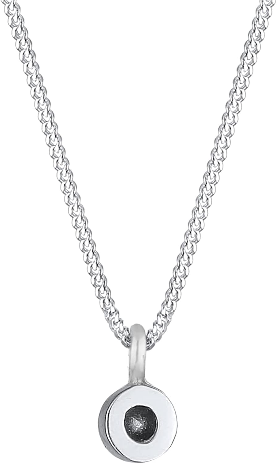 Elli Halskette Damen mit Kristall Anhaenger Silber Kette 45 cm