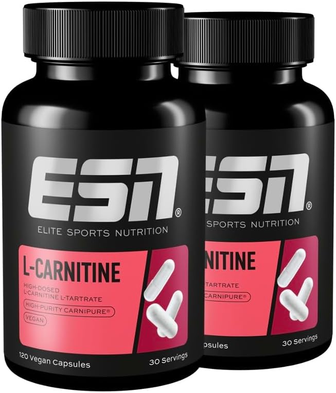 ESN L-Carnitine Kapseln 3000 mg pro Portion L-Carnitin L-Tartrat vegan