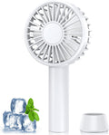Tragbarer Mini Handventilator USB wiederaufladbar 5 Stufen mit Lanyard Basis