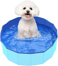 Faltbarer Hundepool 50x8 cm PVC Planschbecken fuer kleine und grosse Hunde