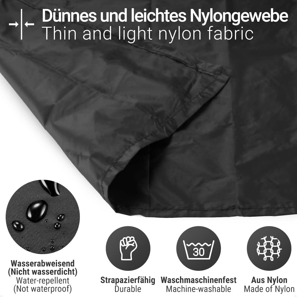 Siegvoll ultraleichte Picknickdecke 70 x 110 cm Strand Camping Reise (Schwarz)