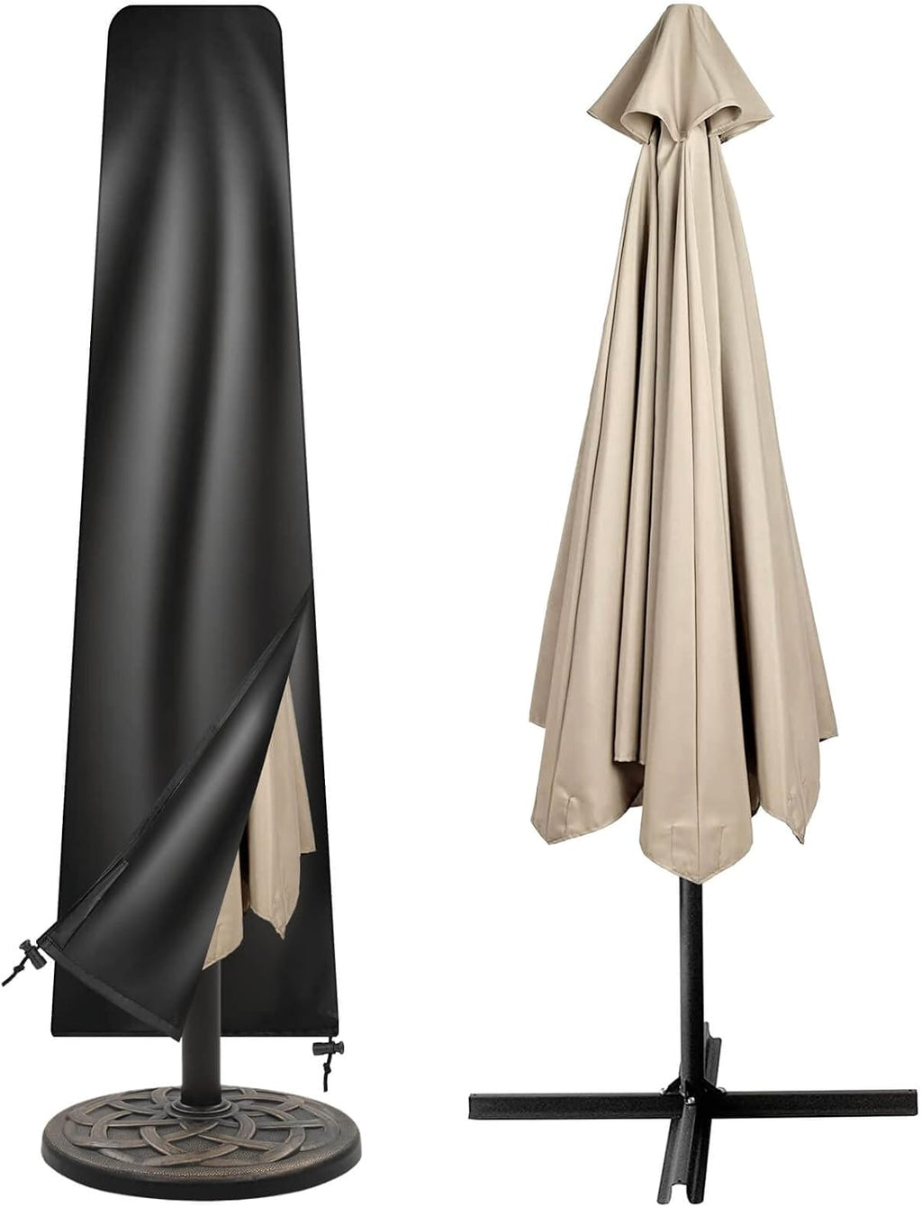 Tavaler Sonnenschirmhuelle 196x30/50 cm 420D Oxford wasser- und winddicht 27cm-57