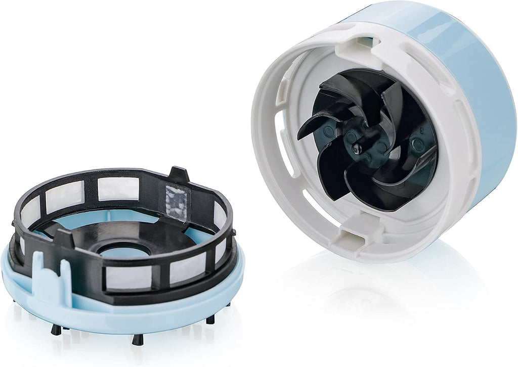 Peach PA105 Mini Staubsauger schwarz batteriebetrieben 2x AA hohe Saugkraft