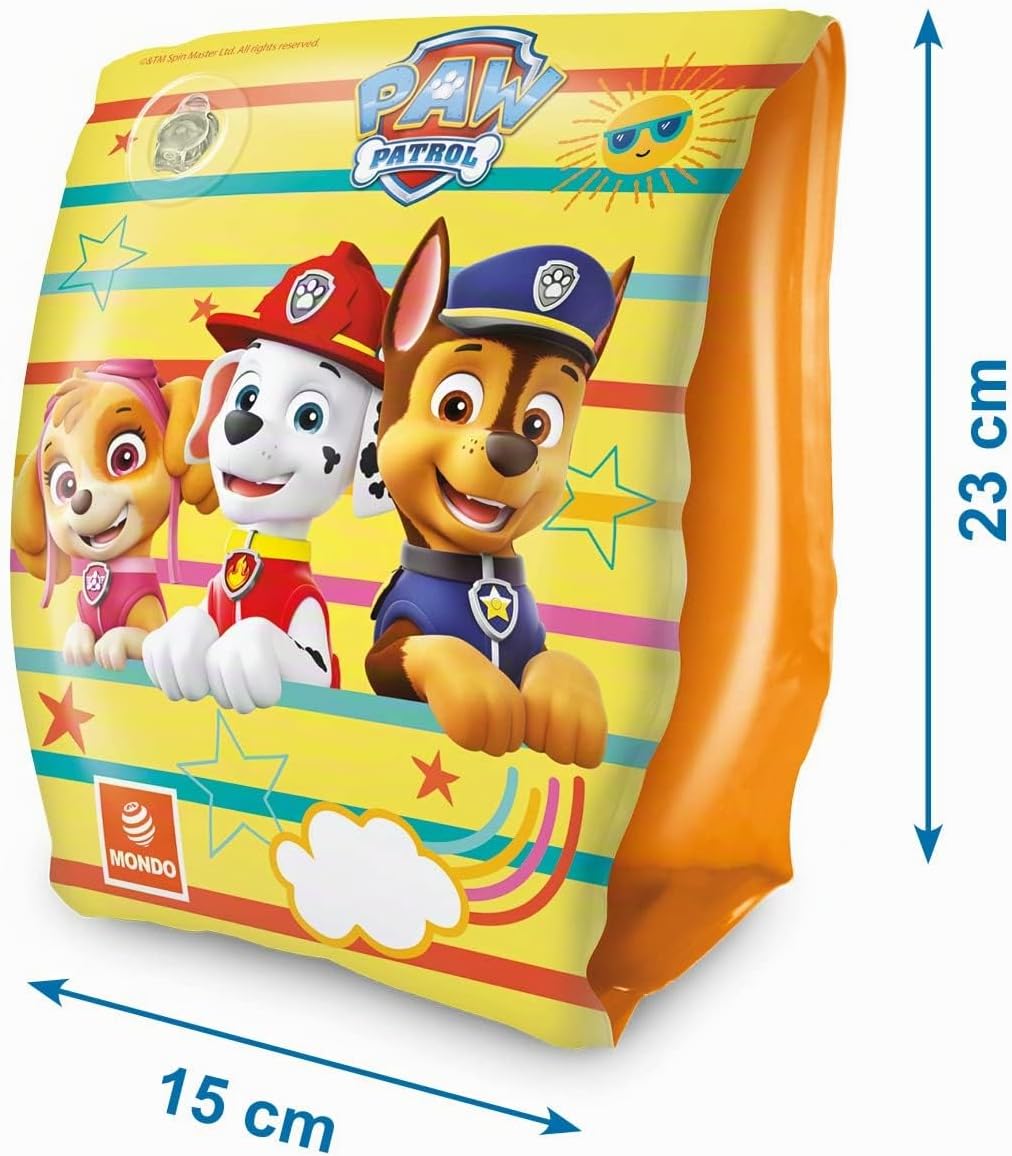 Mondo Toys Paw Patrol Schwimmarmbaender PVC Gr. 2-6 Jahre 6-20 kg 16934