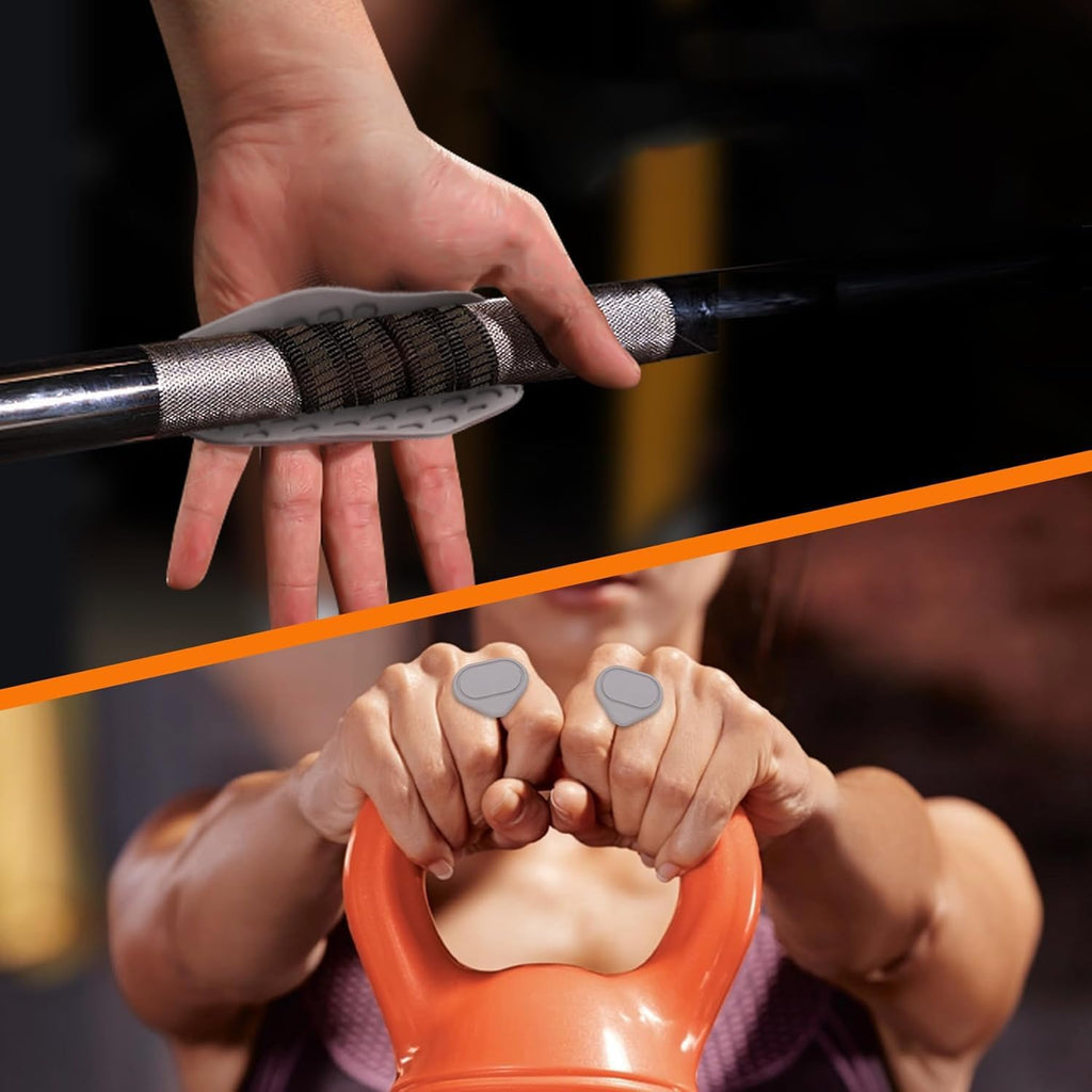 Silikon Griffhilfen Anti-Rutsch ergonomisch fuer Klimmzuege Kraftsport Fitness