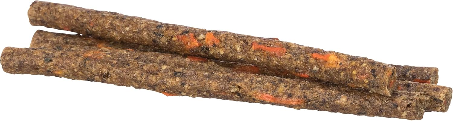 Trixie Hundeleckerli Insekten Snack Sticks mit Mehlwuermern 80g Packung mit 4