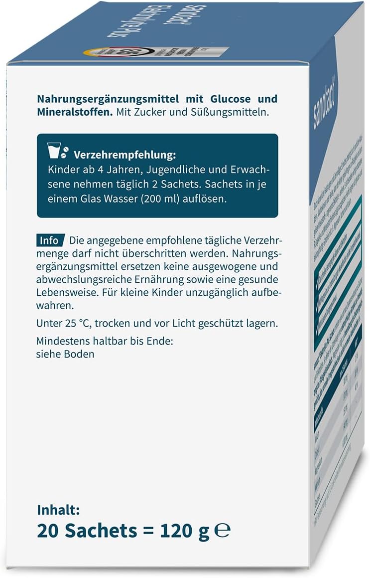 Sanotact Elektrolyte Pulver - 50 Stueck Hydration Sport Elektrolyt Tabletten