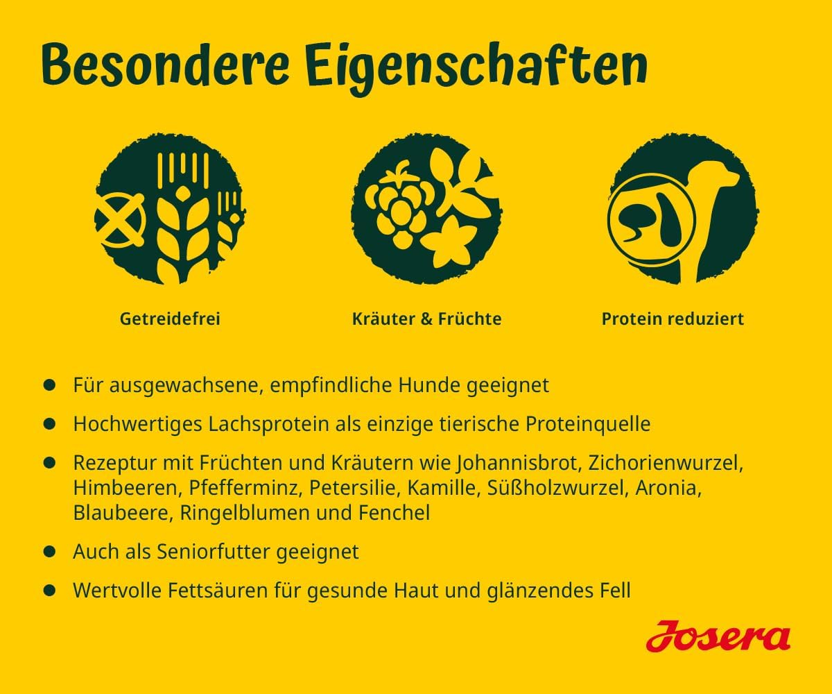 Josera Adult Lachs & Kartoffel Trockenfutter bis - getreidefrei