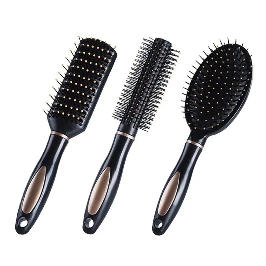 3er-Set Haarbuersten antistatisch Massagebuerste fuer nasses und trockenes Haar