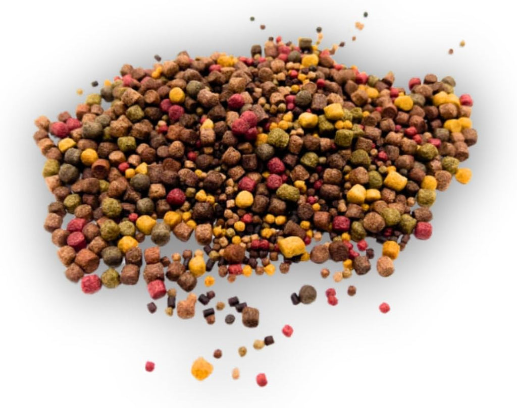 Warnick’s Koifutter 5‑Sorten Mix 3-6 mm Pellets Schwimmfutter