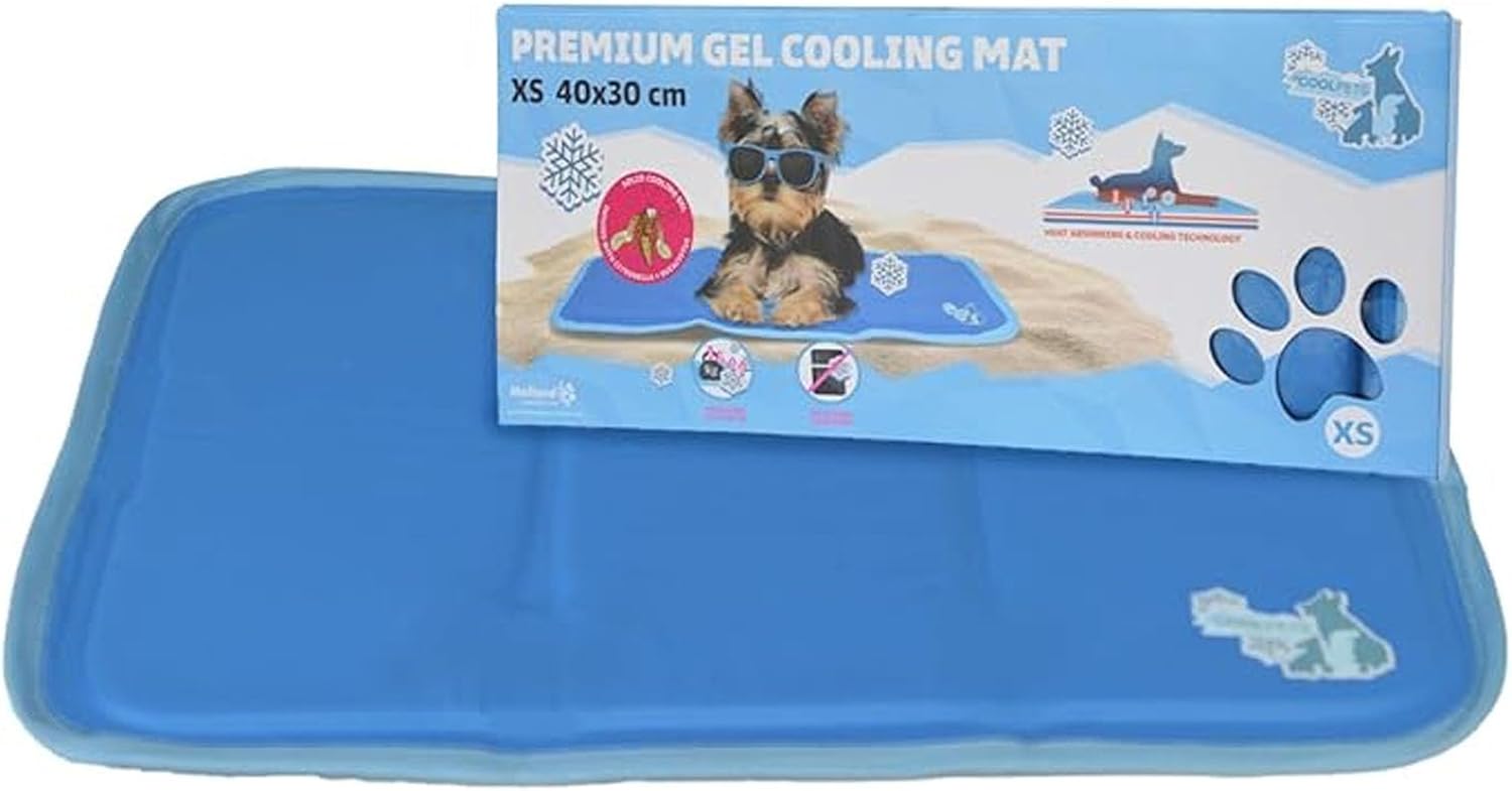 CoolPets Kuehlmatte Hund XS 40x30 cm rutschfest mit Citronella Eukalyptus