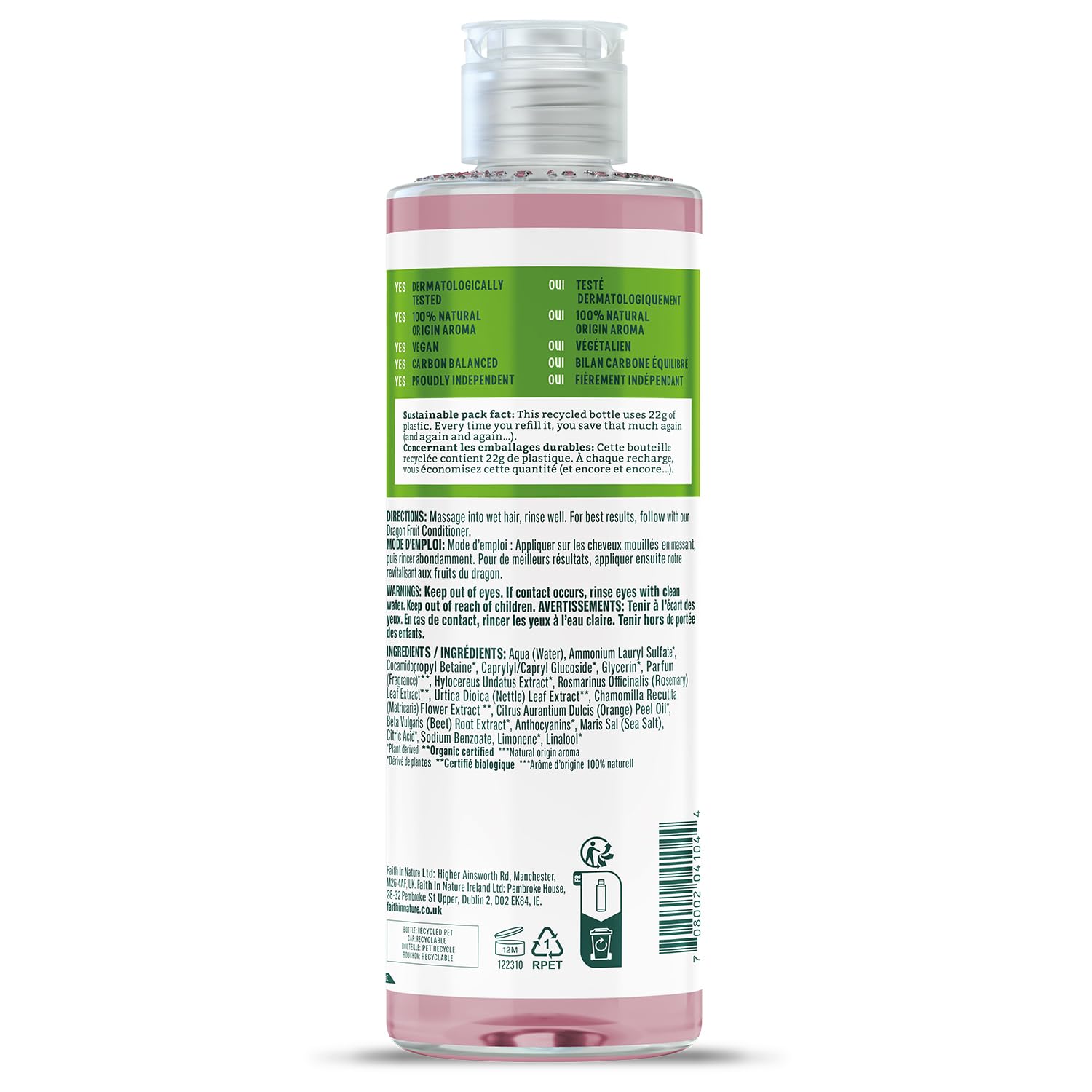Faith in Nature Shampoo Kokosnuss fuer normales bis trockenes Haar