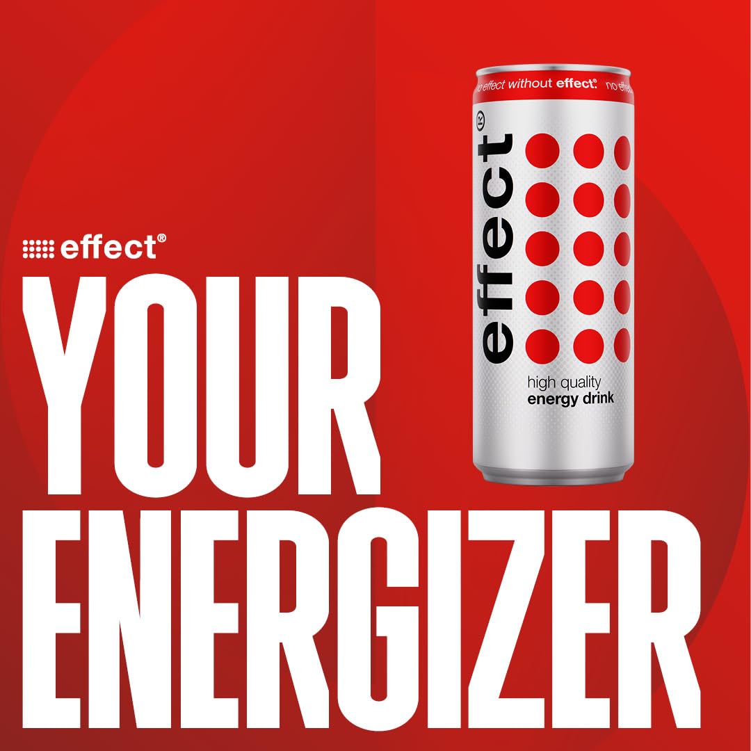 effect Energy Drink CLASSIC - Tray mit 24 x Energy Dosen Einweg, Koffeinh