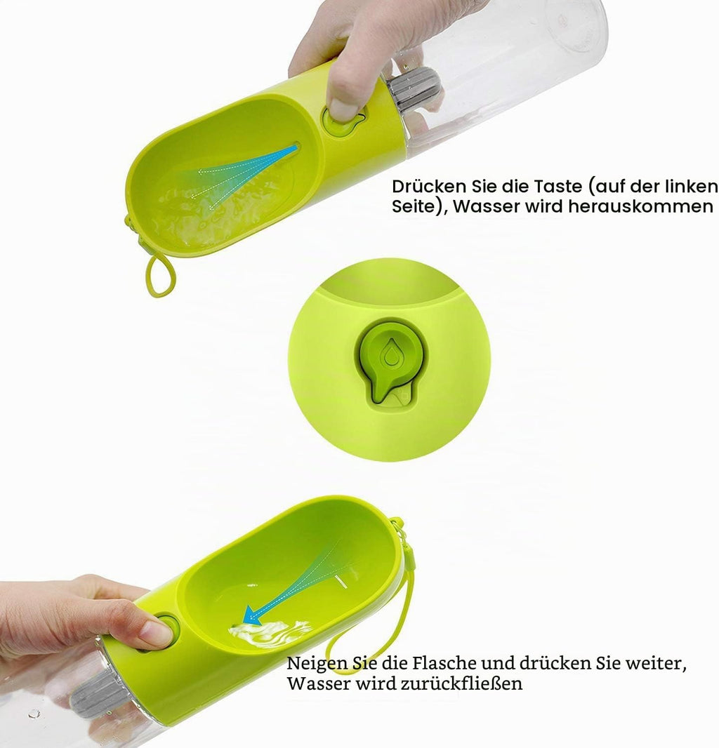 PETKIT Eversweet Hundetrinkflasche faltbar auslaufsicher fuer unterwegs